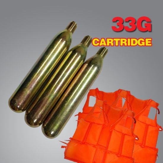 33g Co2 Cylinder For Life Jacket Dengan Threaded