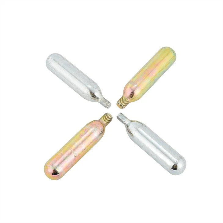 In Stock Co2 Gas Cylinder Plated Capsule
